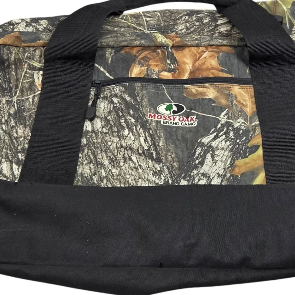 Mossy Oak Hunting Gear Bag Large Camo Duffel Utility Camping Outdoor Gorpcore